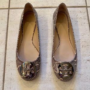 Tory Burch Reva Ballet Flat- Cobra Print